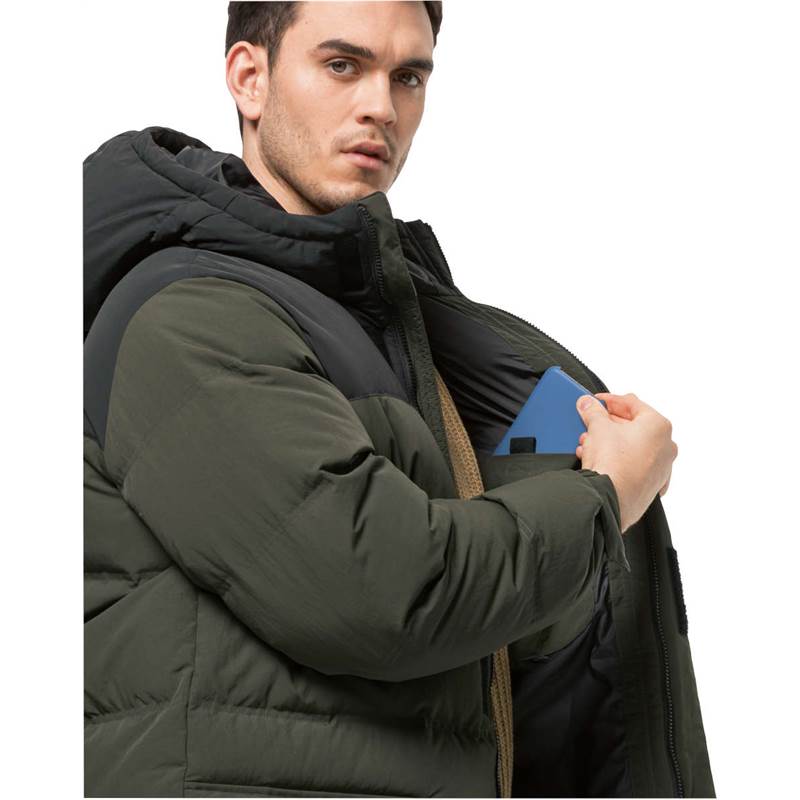 Jack Wolfskin Mens Alex Long Down Jacket-4
